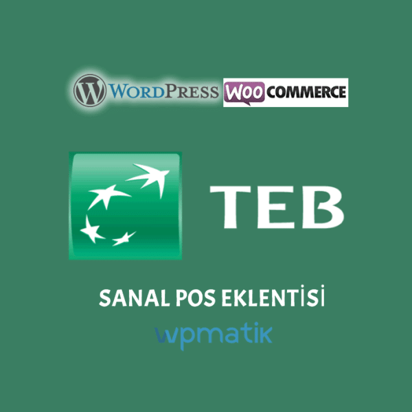 teb sanalpos woocommerce