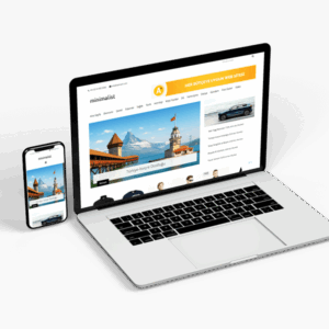 Minimalist WordPress Portal Teması
